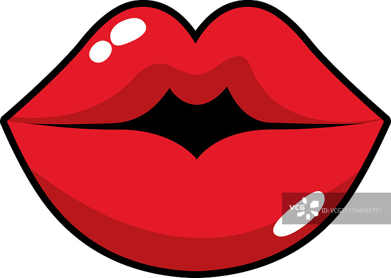 红唇图标图片素材