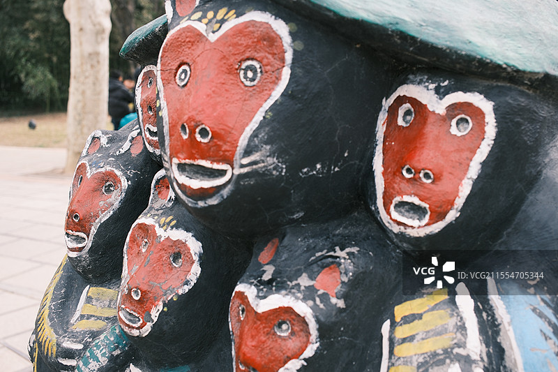 中国最大的庙会周口淮阳太昊陵庙会盛况图片素材