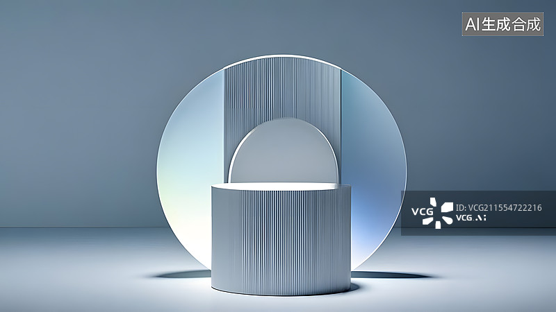 【AI数字艺术】3D立方体长方体圆柱体三角体等抽象几何立体背景图片素材