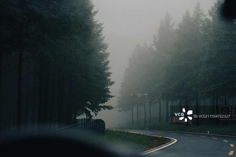 公路之歌-塞罕坝图片素材