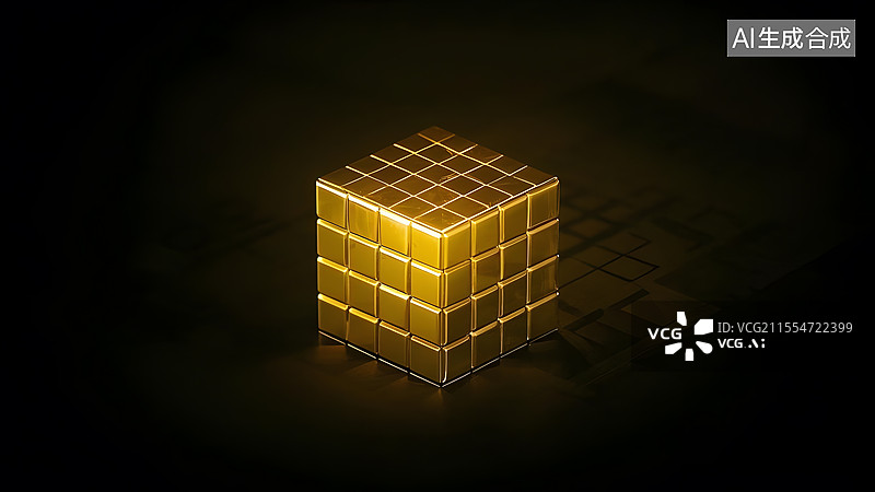 【AI数字艺术】3D立方体长方体圆柱体三角体等抽象几何立体背景图片素材