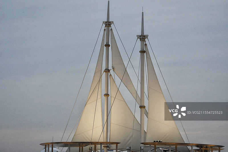 金鸡湖扬帆起航图片素材