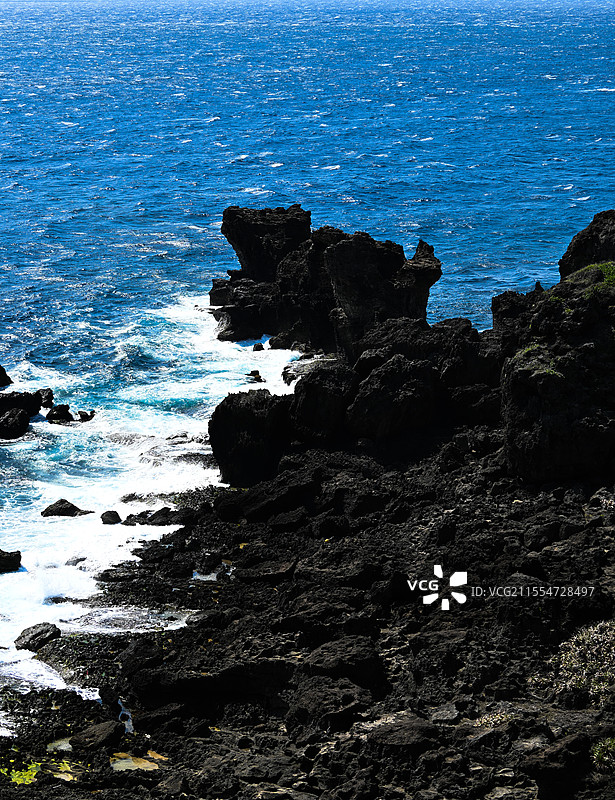 台湾海峡和巴士海峡分界线——猫鼻头岬角图片素材