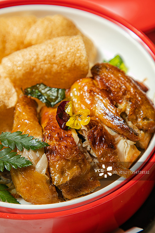 烤鸡脆皮鸡鸡肉烧鸡吃鸡图片素材