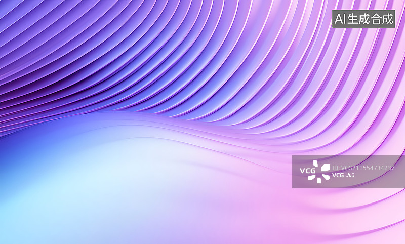 【AI数字艺术】科技光线KV主视觉抽象图形网页PPT背景图片素材