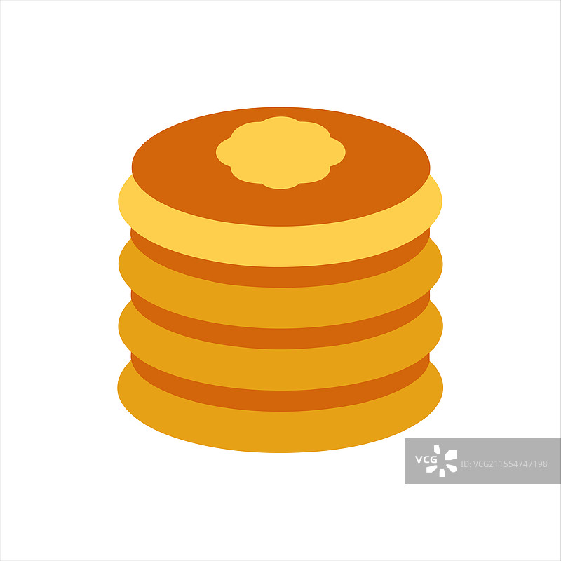 黄油饼干与蜂蜜的堆叠图片素材