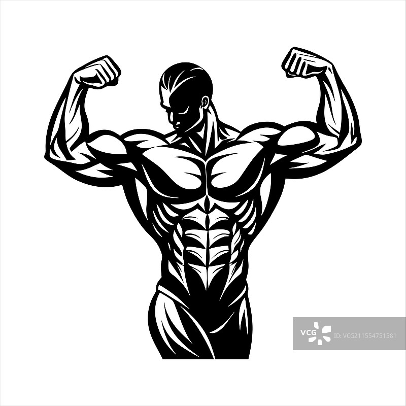 身体的肌肉图片素材