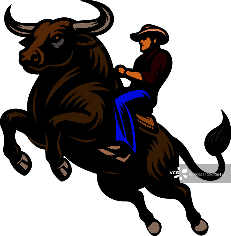 公牛挑战图片素材