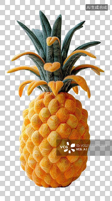 【AI数字艺术】热带风情菠萝的诱惑  阳光下的菠萝图片素材