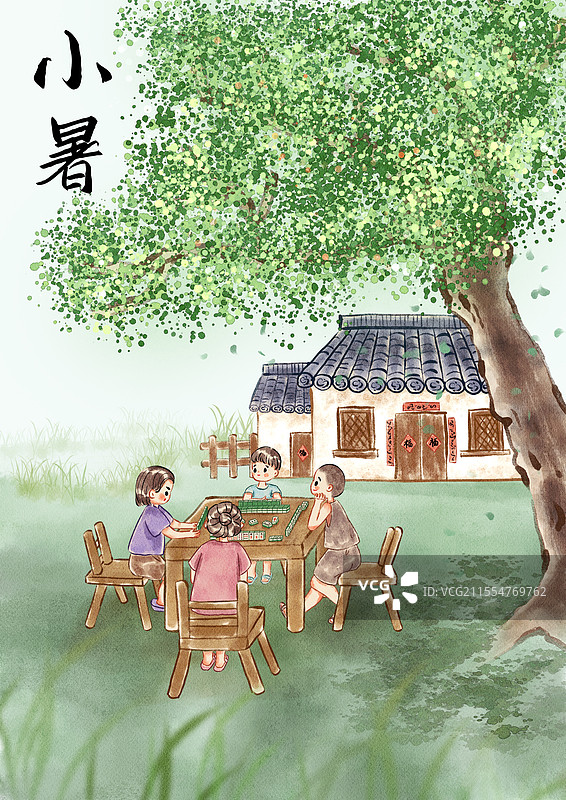 二十四节气之小暑图片素材