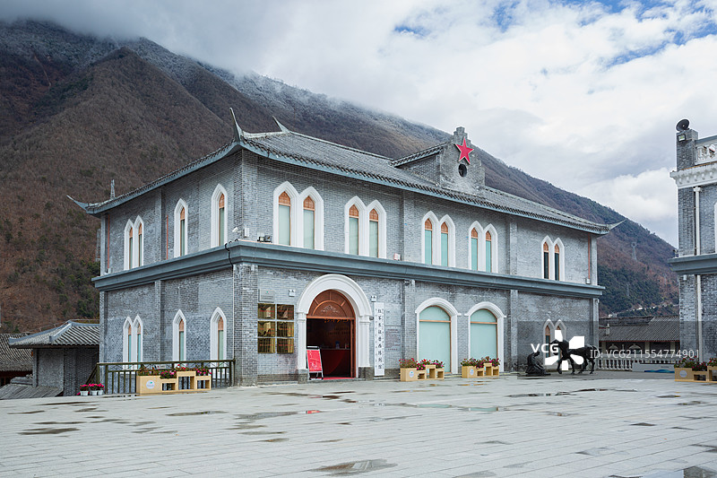 红军长征磨西陈列馆 泸定图片素材