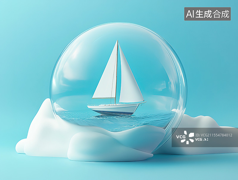 【AI数字艺术】水晶球图片素材