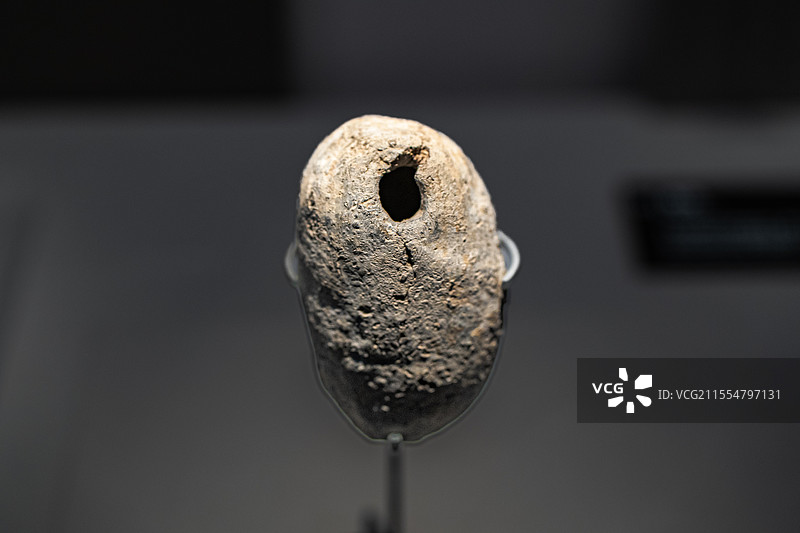 新石器时代 河姆渡文化 陶埙 浙江省博物馆图片素材