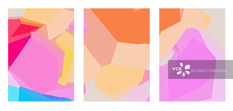 背景与抽象几何斑点和一个图片素材