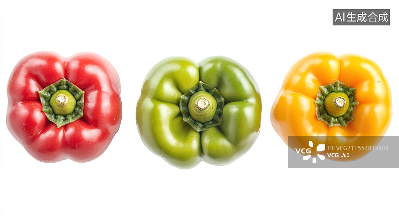 【AI数字艺术】新鲜青椒图片素材