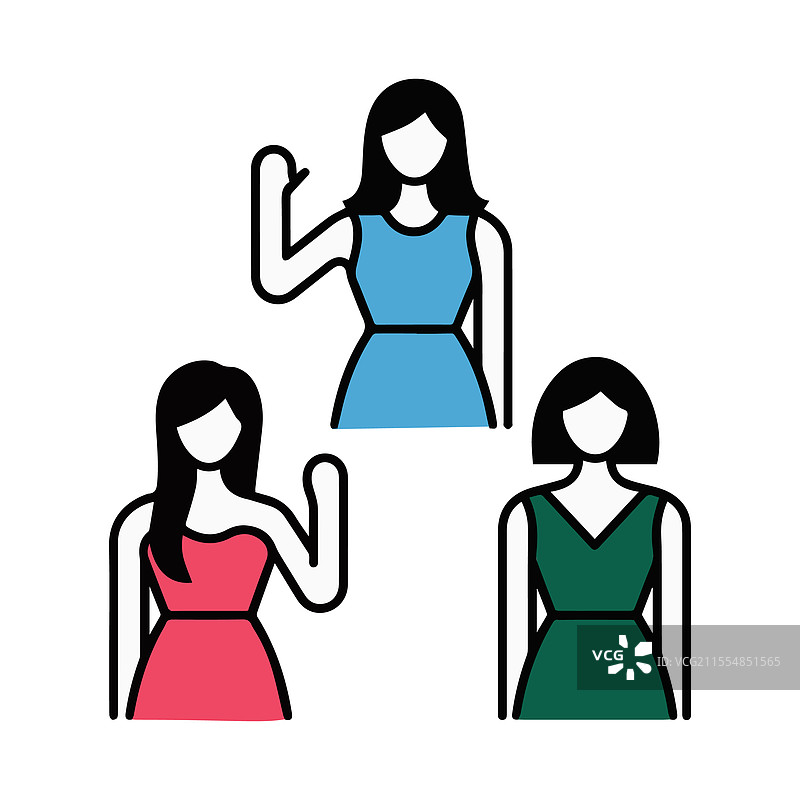 国际妇女节图标设计集图片素材