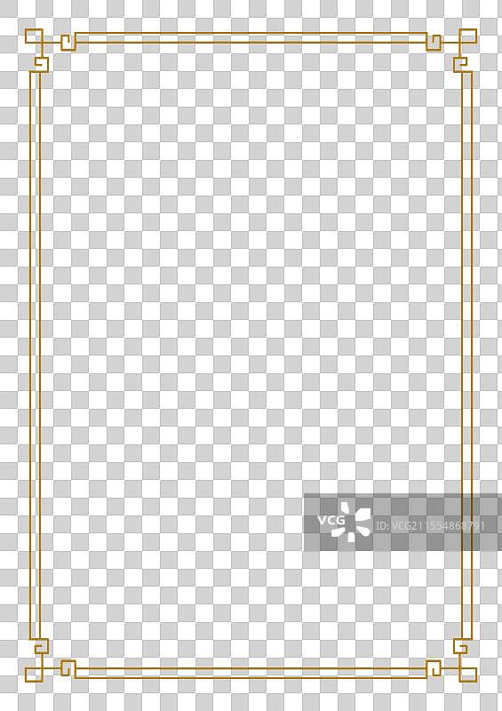 古典国风边框传统装饰设计元素花纹插画元素图片素材