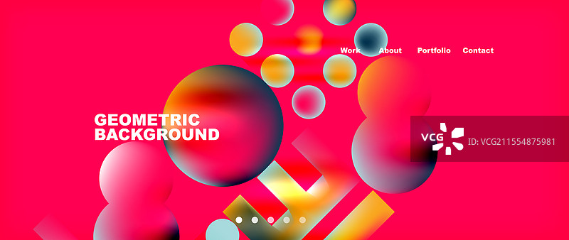 电蓝色圆圈的液态图案和图片素材