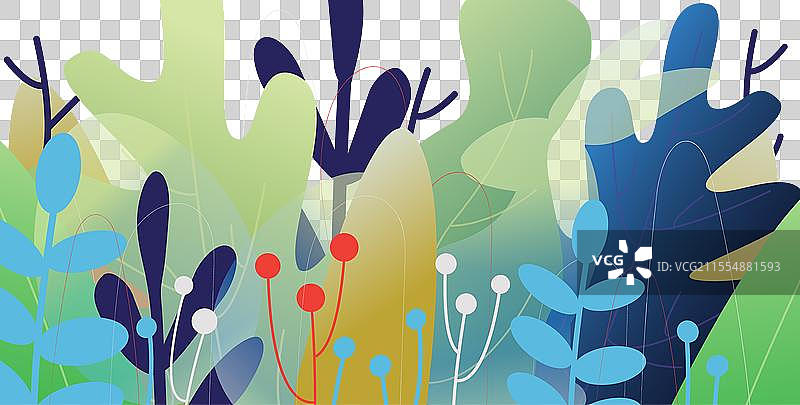 快乐复活节渐变横幅图片素材