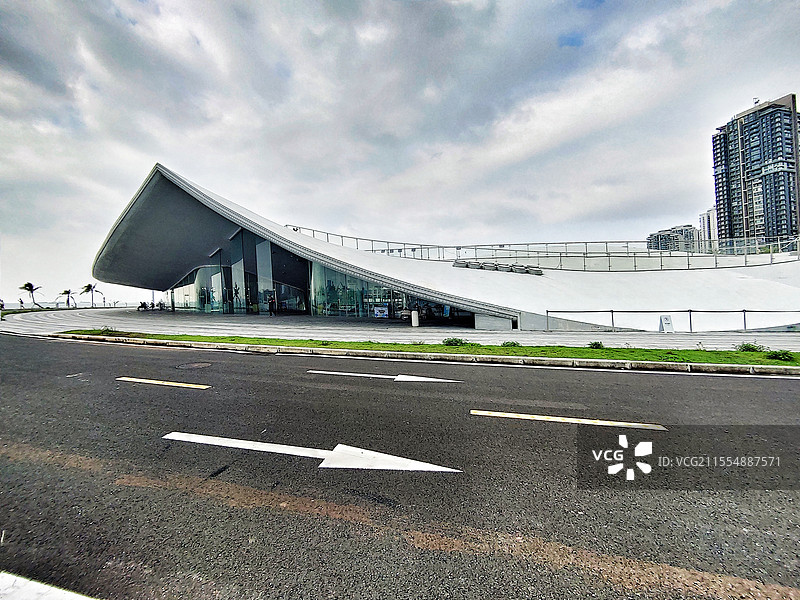 海口文艺地标 天空之山图片素材