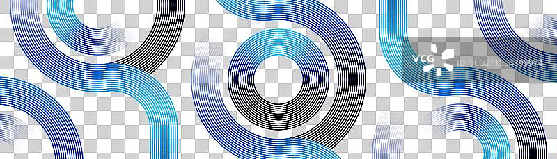 蓝色抽象背景几何线条图案图片素材