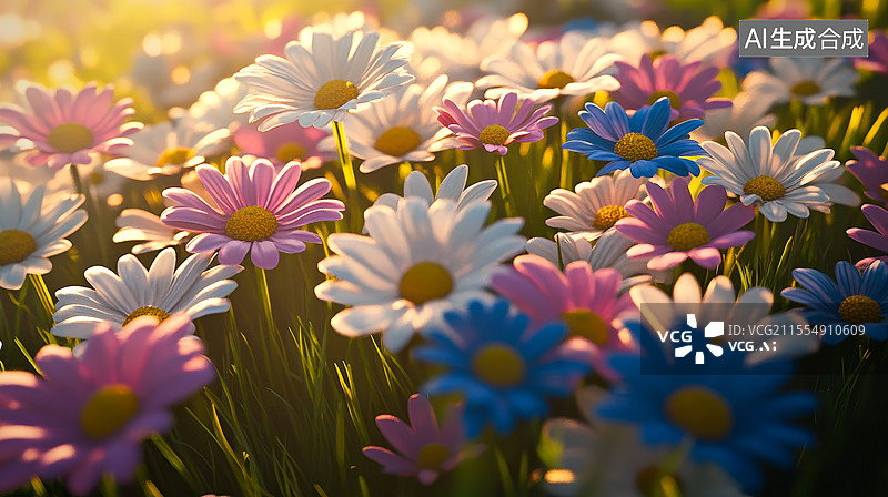 【AI数字艺术】盛开的鲜花图片素材