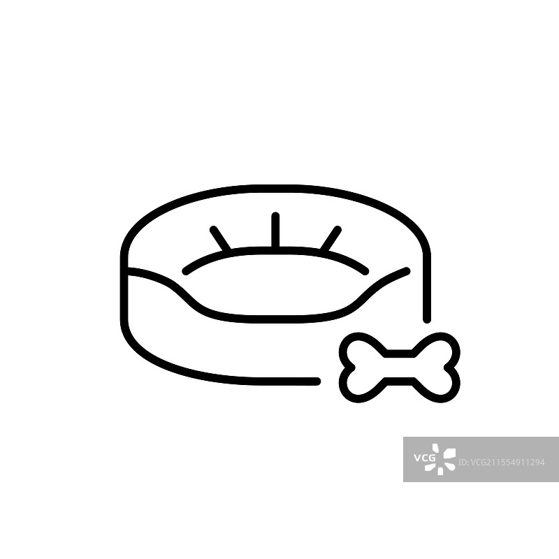 舒适的狗床沙发，适合放松和保持健康图片素材