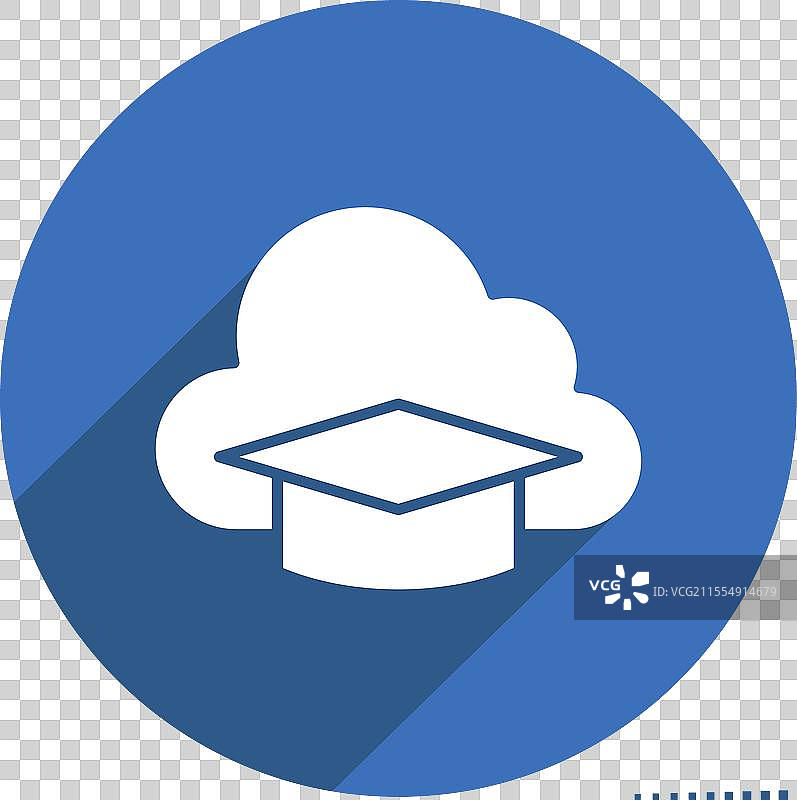 与学习相关的云教育图标图片素材