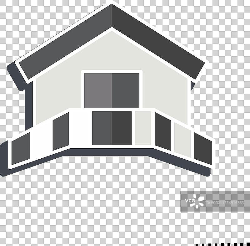 与南非相关的光泽房屋图标图片素材