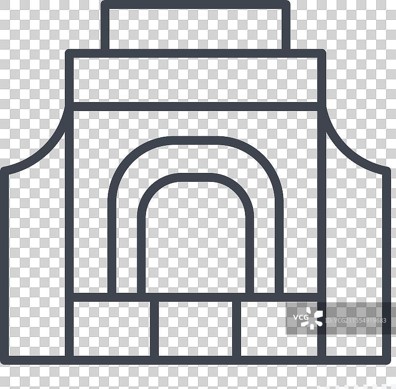 与南非象征相关的旅行者图标图片素材