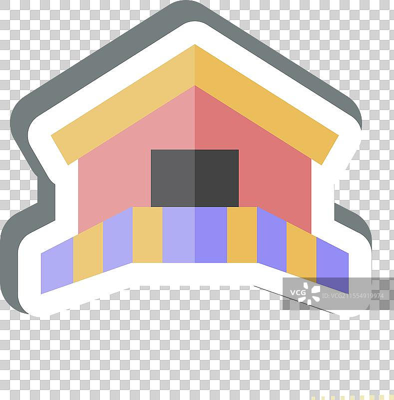 与南非象征相关的贴纸房屋图片素材