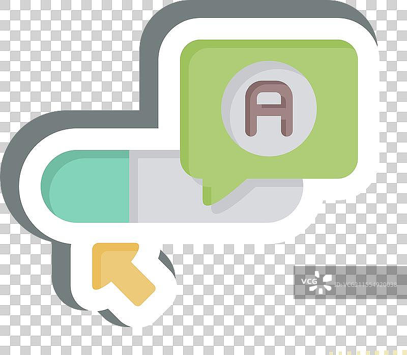 与学习符号相关的贴纸搜索栏图片素材