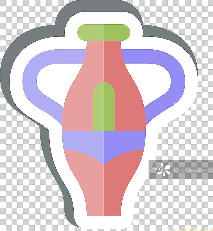 与南非象征相关的贴纸花瓶图片素材