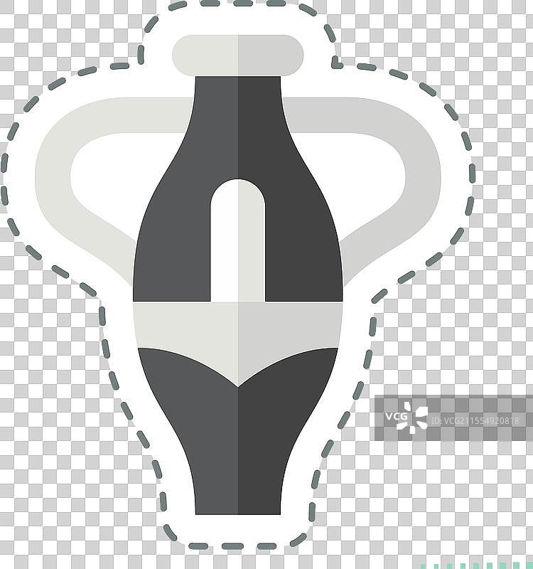 与南非相关的贴纸线切割花瓶图片素材