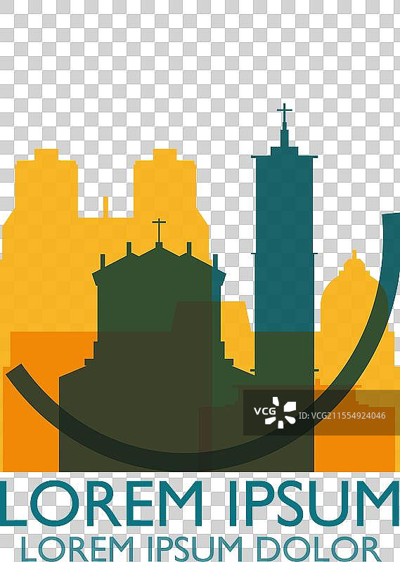 法国尼斯城市现代全景风景图片素材