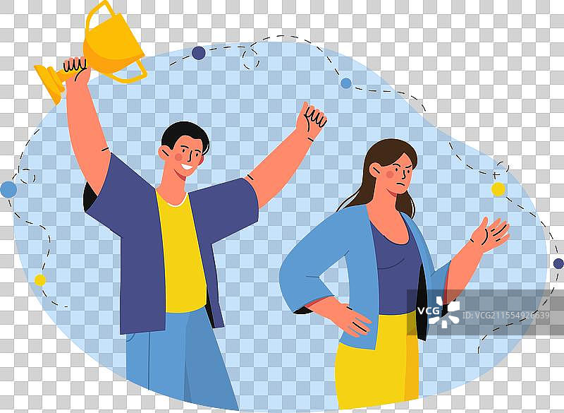 充满嫉妒的女人图片素材