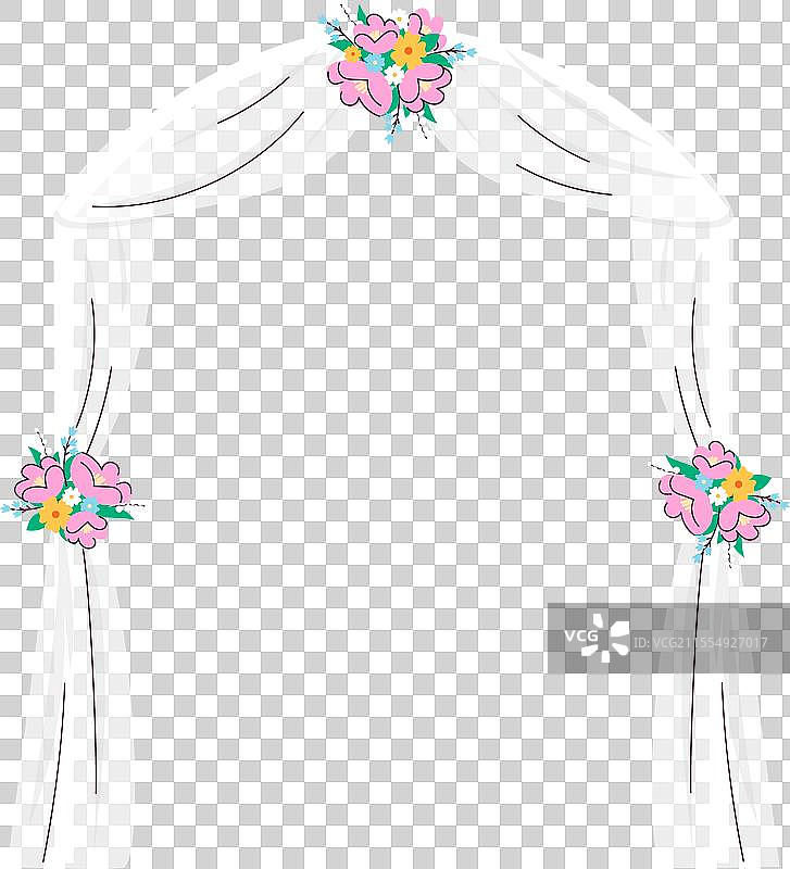 婚礼元素概念图片素材