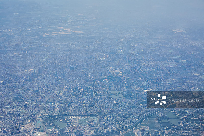 航拍天津城市城区市区风光图片素材