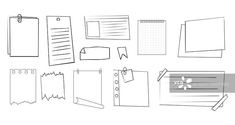 便签纸提醒贴纸涂鸦图片素材