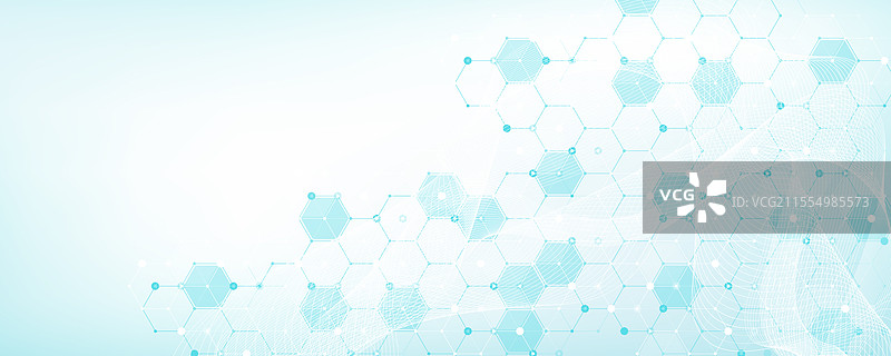 分子抽象结构与遗传学图片素材