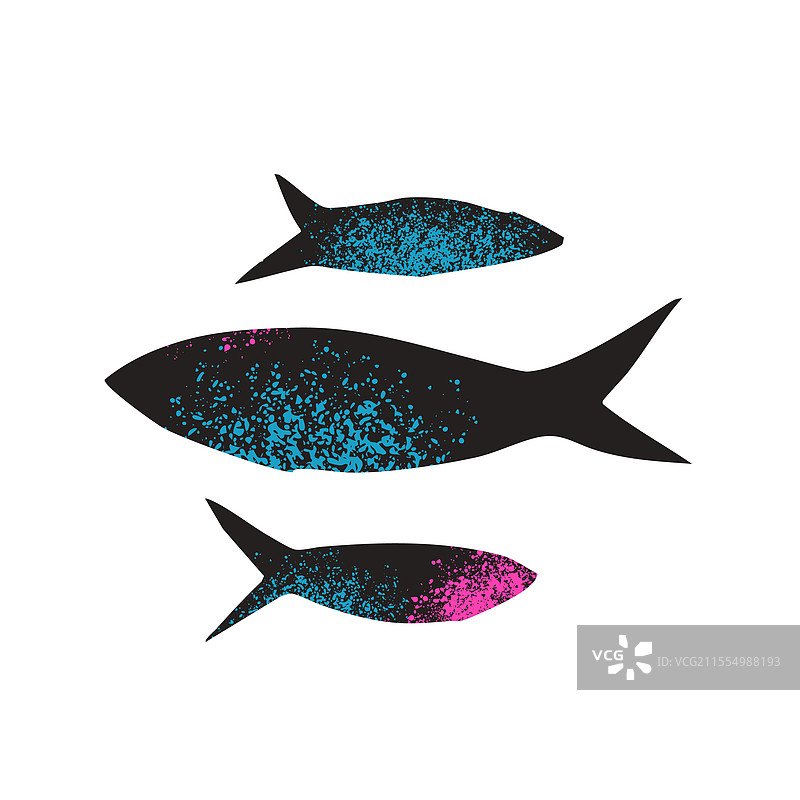 鱼纹理系列：沙丁鱼群集合集图片素材