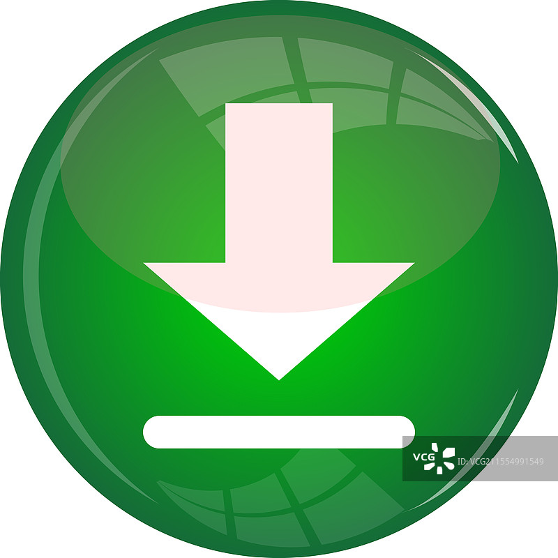 圆形下载按钮 文件 eps图片素材