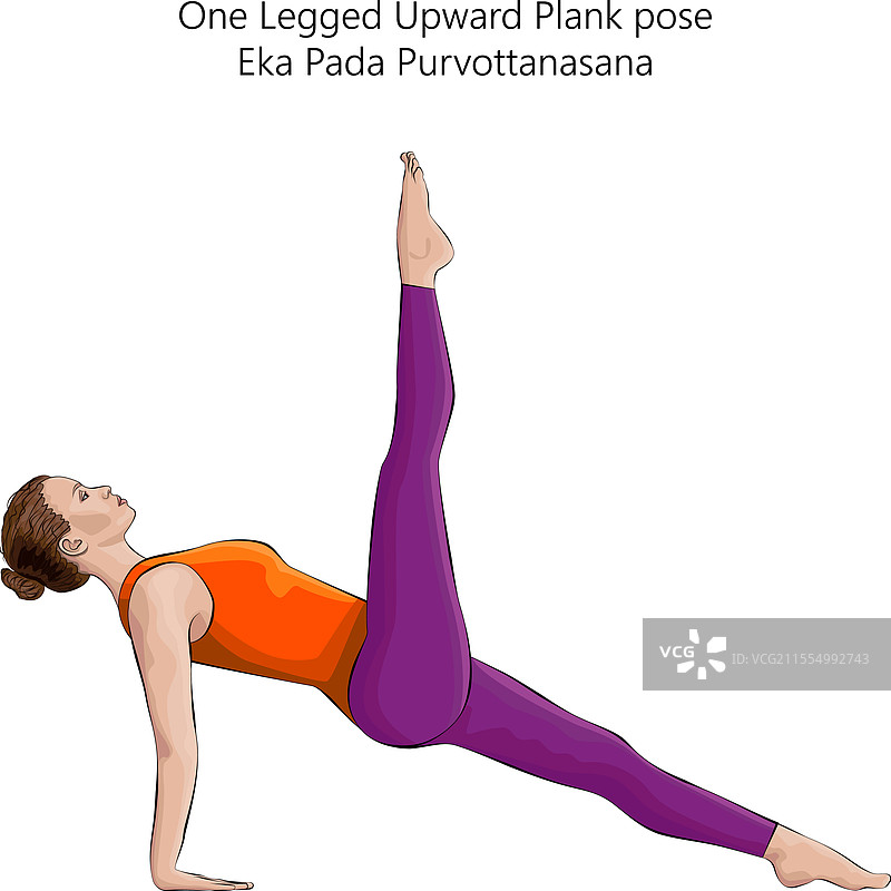 单腿前弯瑜伽姿势曼荼罗图片素材