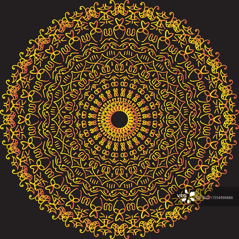美丽的曼陀罗设计图片素材