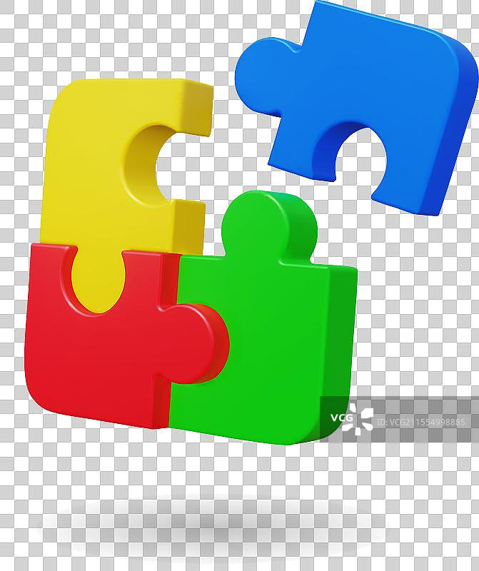 3D玩具拼图拼块图片素材