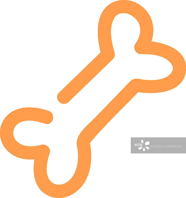 骨头狗零食的彩色涂鸦图片素材