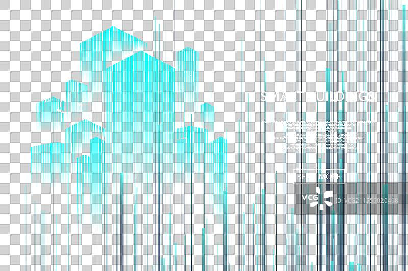 城市智能建筑概念设计图片素材