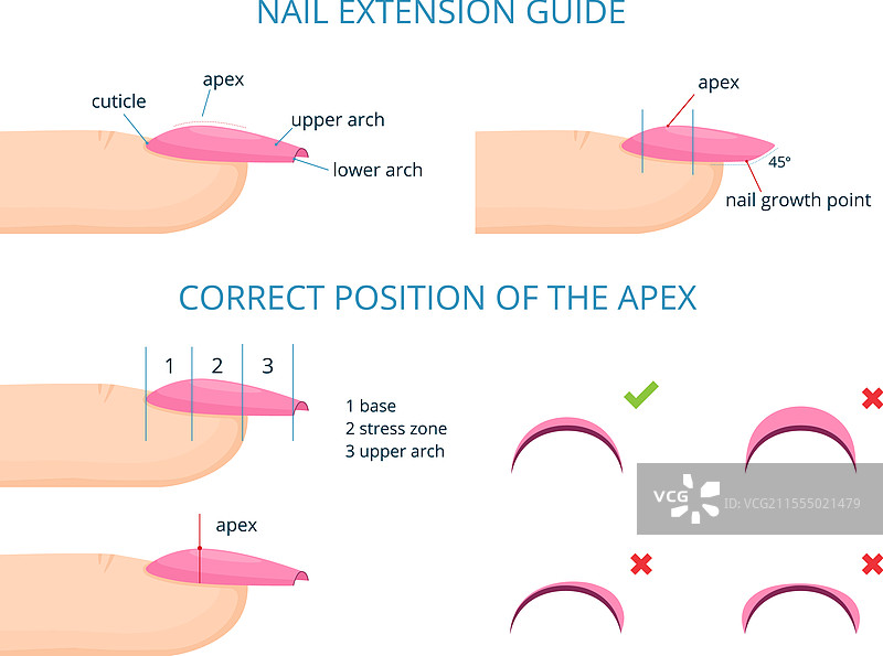 美甲延长专业指甲护理图片素材