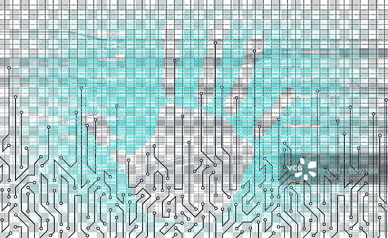 带有手印的计算机代码屏幕图片素材