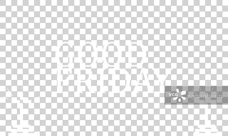 国际耶稣受难日时尚文本设计图片素材